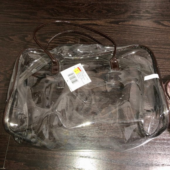 NWT - Clear Bag With A Makeup Pouch - Picture 5 of 6